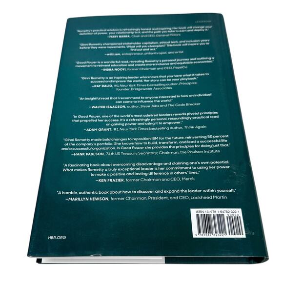 Good Power Leading Positive Change Ginni Rometty Signed 1st Edition Autographed - Picture 2 of 6